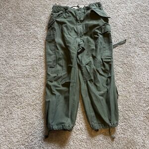 VTG 50s Military Pants M-1951 Field Trousers Shell M51 Korean War 34x26 Cargo